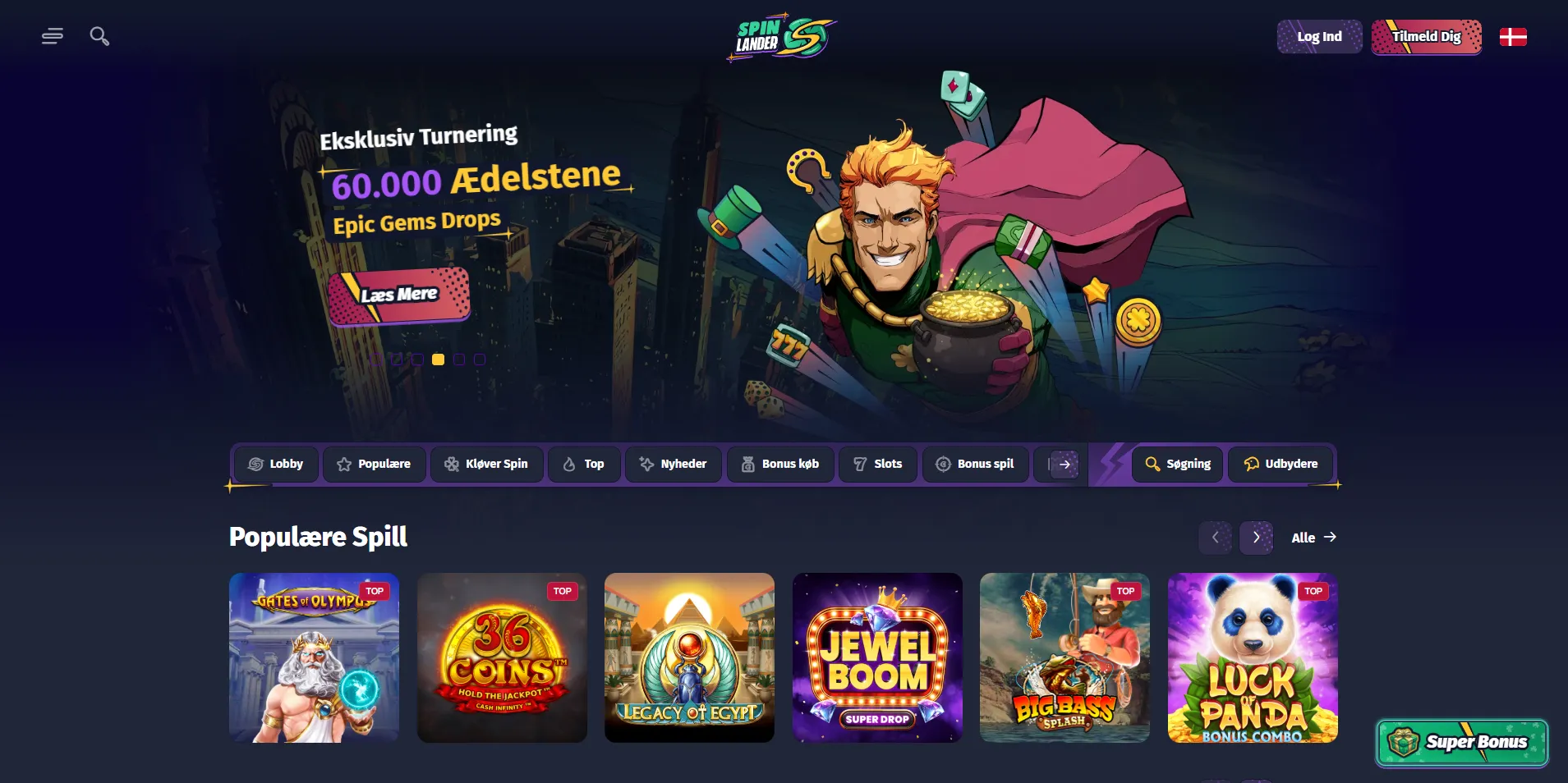 Populære spil på udenlandske online casinoer