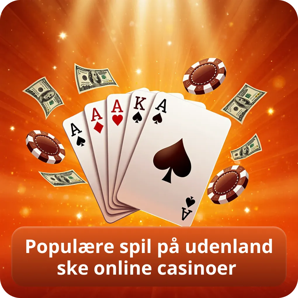 Populære spil på udenlandske online casinoer