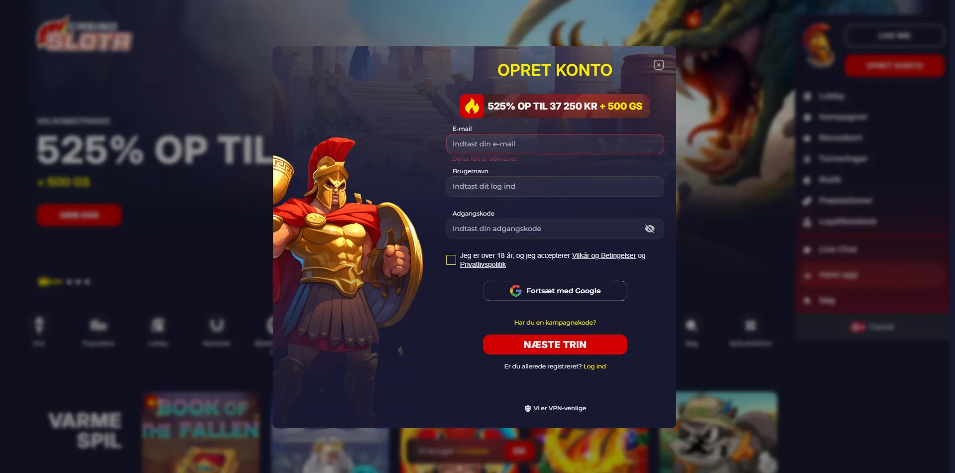 Indbetalinger og udbetalinger på udenlandske casinoer