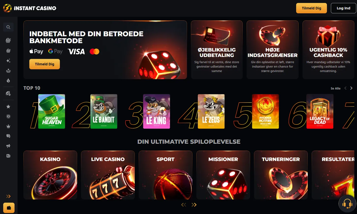 Spil casino uden NemID gratis eller med bonus